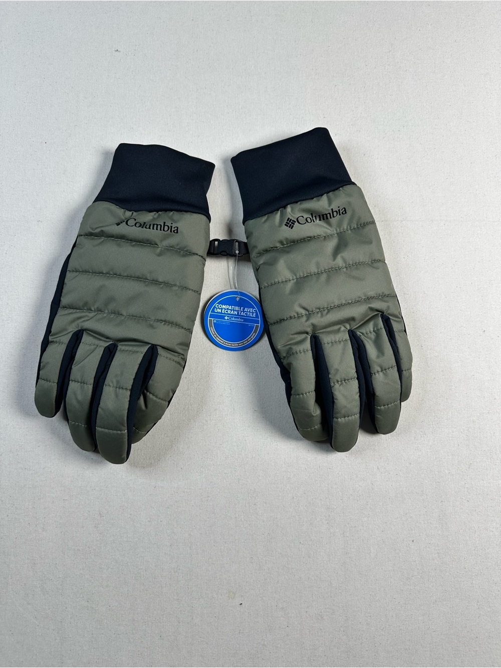 Columbia Men's Powder Lite II Gloves olive green and black